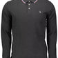 Chic Contrasting Embroidered Cotton Polo