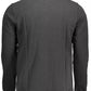 Classic Black Long-Sleeve Polo Elegance