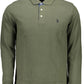 Classic Elbow Patch Polo Shirt in Green