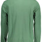 Classic Long-Sleeved Green Polo Shirt
