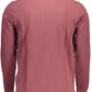 Elegant Long-Sleeve Purple Polo Shirt
