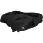 Elegant Wool-Cashmere Blend Black Scarf
