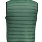 Reversible Sleeveless Puffer Jacket - Green & Blue