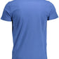 Classic Blue Crew Neck Cotton Tee