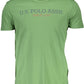 Green Crew Neck Logo Tee