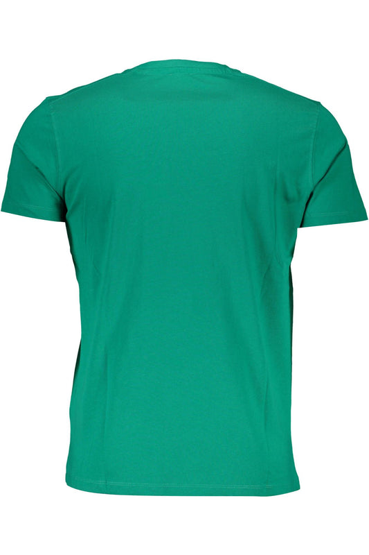 Emerald Crew Neck Embroidered Logo Tee