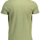Classic Crew Neck Logo Tee in Green