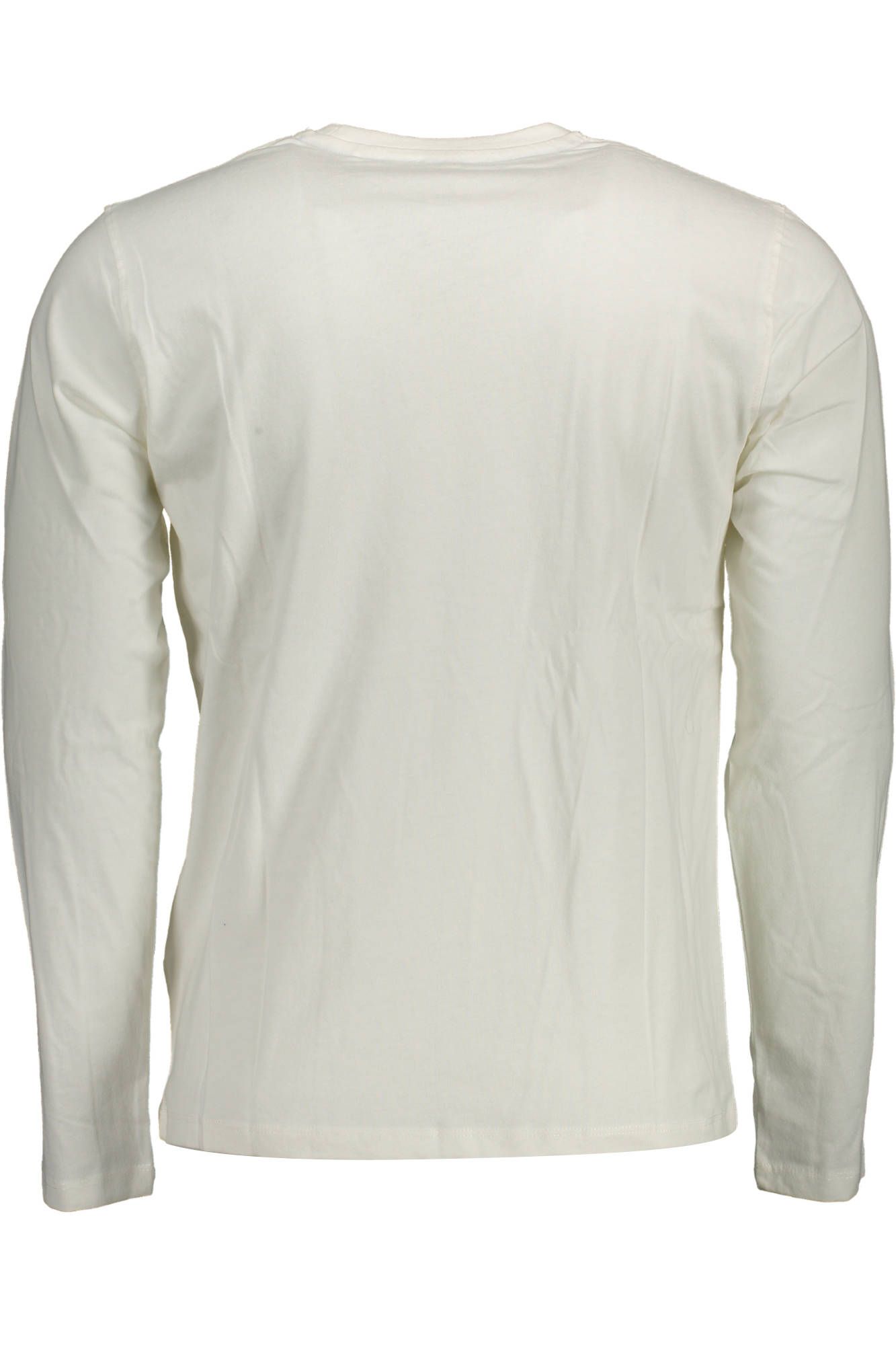 Elegant White Cotton Round Neck Tee