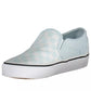 Chic Light Blue Sporty Sneakers with Logo Accent