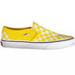Vibrant Yellow Elastic Sports Sneakers