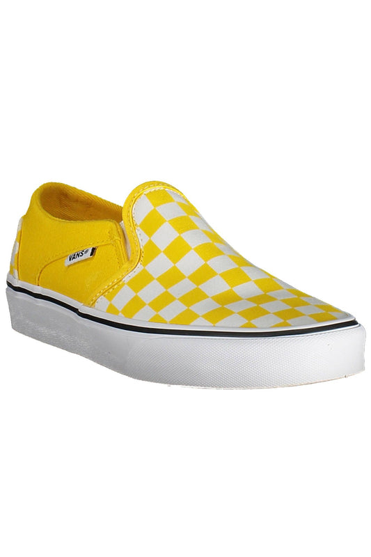 Chic Yellow Elastic Contrast Sneakers