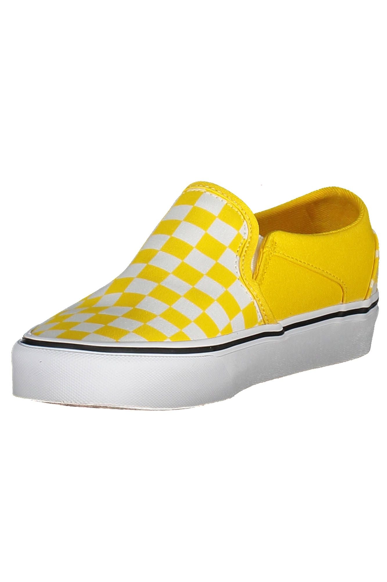 Chic Yellow Elastic Contrast Sneakers