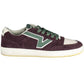 Vibrant Purple Lace-Up Sneakers