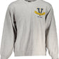 Exclusive Gray Embroidered Fleece Sweatshirt