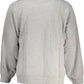 Exclusive Gray Embroidered Fleece Sweatshirt