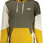 Green Cotton Hooded Sweatshirt with Logo Print