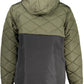 Urban Green Hooded Long-sleeve Jacket