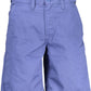 Chic Blue Stretch Shorts for Modern Men