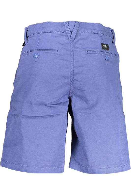 Chic Blue Stretch Shorts for Modern Men