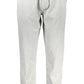 Gray Cotton Fleece Sports Trousers