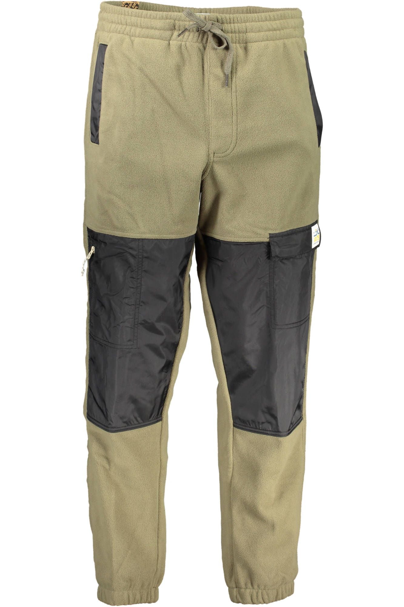 Chic Green Fleece Sports Trousers