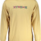 Chic Beige Printed Cotton Tee for Men