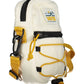 Chic White Polyester Shoulder Bag for Men