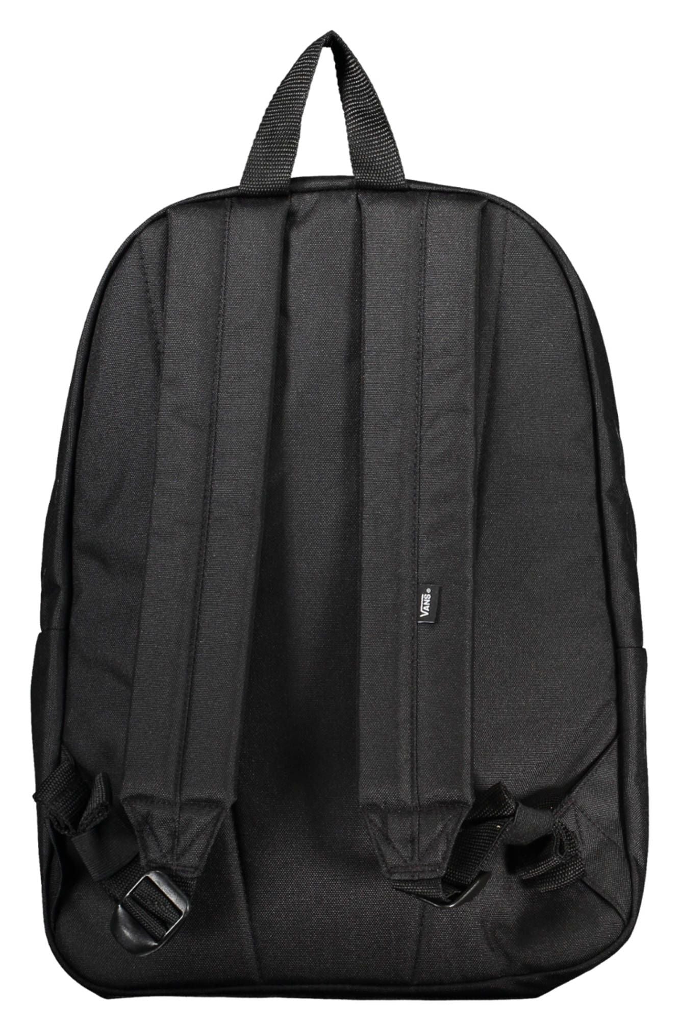 Chic Black Logo Backpack with Contrasting Details