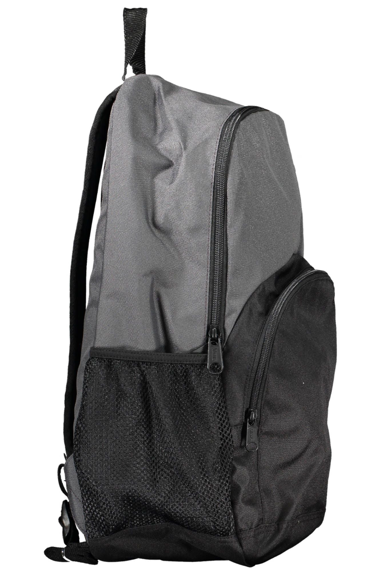 Chic Urban Gray Backpack With Contrasting Details