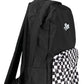Sleek Black Backpack with Contrasting Details