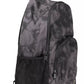 Sleek Black Polyester Backpack with Logo Detail