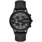Sleek Black Chronograph Timepiece