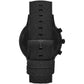 Sleek Black Chronograph Timepiece
