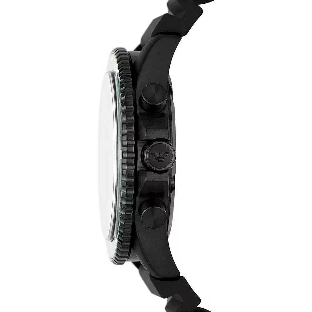 Sleek Green Dial Chronograph Watch for Men
