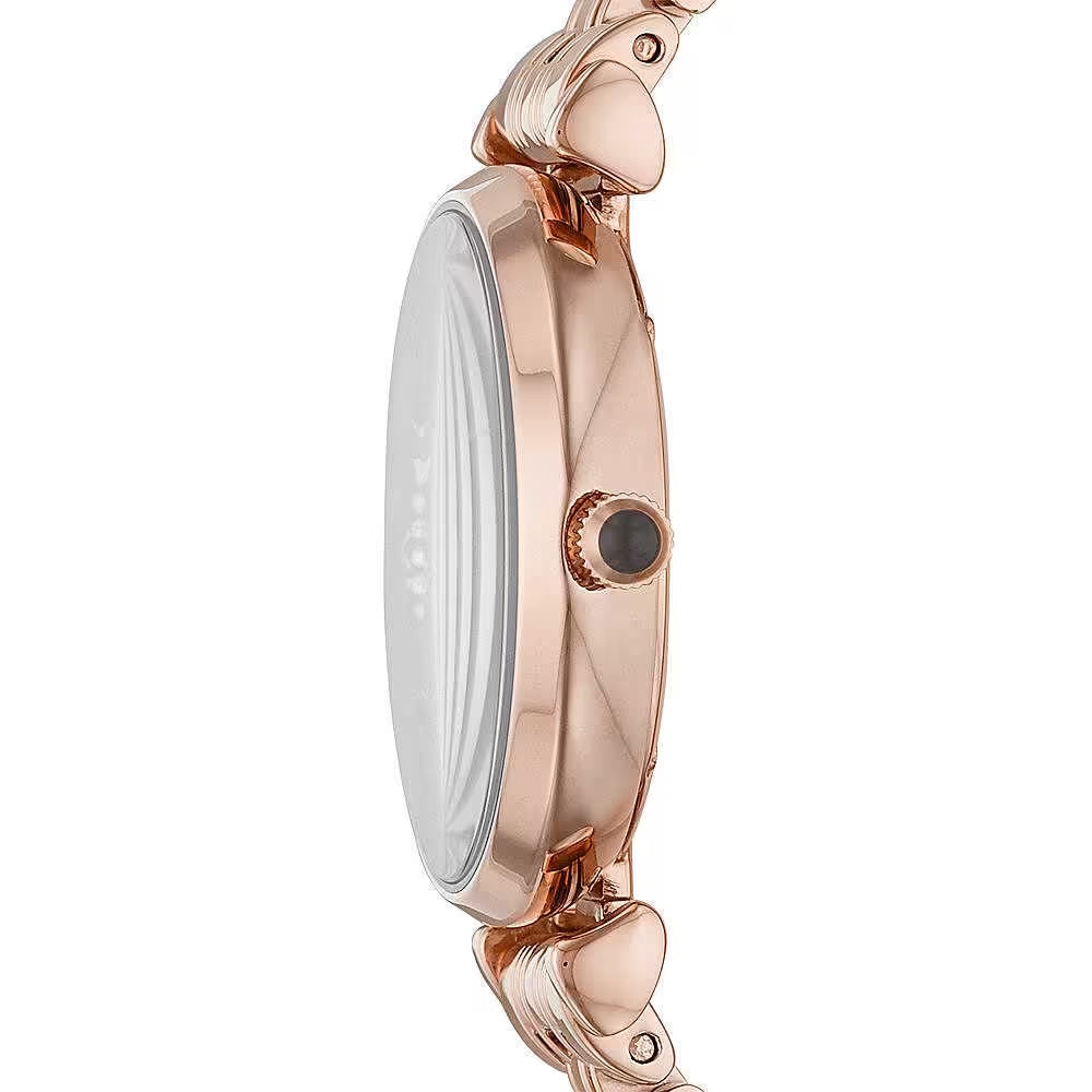 Elegant Rose Gold Tone Women's Timepiece