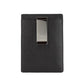 Chase Black Branded Embossed Logo Leather Money Clip Card Case Wallet