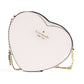 Love Shack Light Rose Mini Leather Chain Heart Crossbody Handbag
