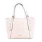 Arlo Large Powder Blush Leather Shoulder Tomb Grab Tote Purse Bag