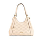 Arlo Large Buff Pebble Leather Zip Shoulder Bag Satchel Purse