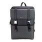Cooper Large Black Signature PVC Square Sport Backpack Bookbag