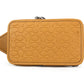 Sullivan Penny Embossed Logo Smooth Leather Crossbody Pack Bag