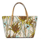 Emerson Small Climbing Palms Printed Canvas Tote Handbag