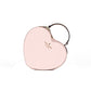 Love Shack Chalk Pink Saffiano Top Handle Heart Crossbody Handbag